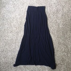Navy Maxi Skirt
